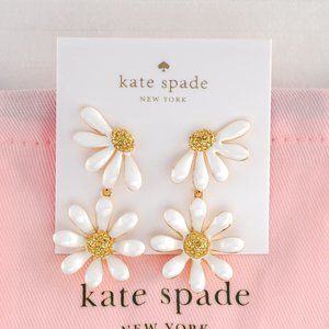 Kate Spade Dazzling Daisy Statement Earrings (with Dust Bag) Brand New